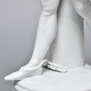  Редкая! Большая Фарфоровая статуэтка «МЕФИСТОФЕЛЬ», Scheibe-Alsbach Германия. 