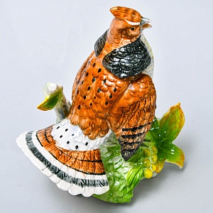 Фарфоровая Статуэтка «Птица - Рябчик», Германия вторая половина ХХ века.