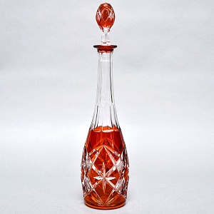 Редкость! Хрустальный Графин - Штоф VAL SAINT LAMBERT Бельгия, конец 50-х гг.