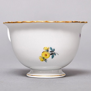 Чайный набор «Мейсенский букет» на 6 персон, Фарфор MEISSEN Германия, 1924 - 1934 годы. 