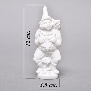 Коллекционная Фарфоровая статуэтка «Клоун с совой и обезьяной», MEISSEN /МЕЙСЕН Германия.