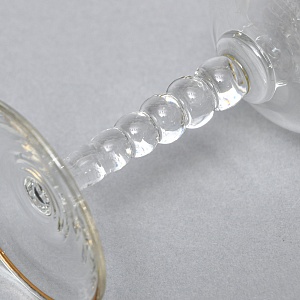 Хрустальные Фужеры - Бокалы для вина серия «Gold Laura», JOSEPHINENHUTTE, Германия -50 гг.. 