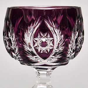 Редкость! Хрустальные Рюмки 4-е штуки серия «FLIRT», Knittel FAKIRIS Германия, 60 -е годы ХХ века.