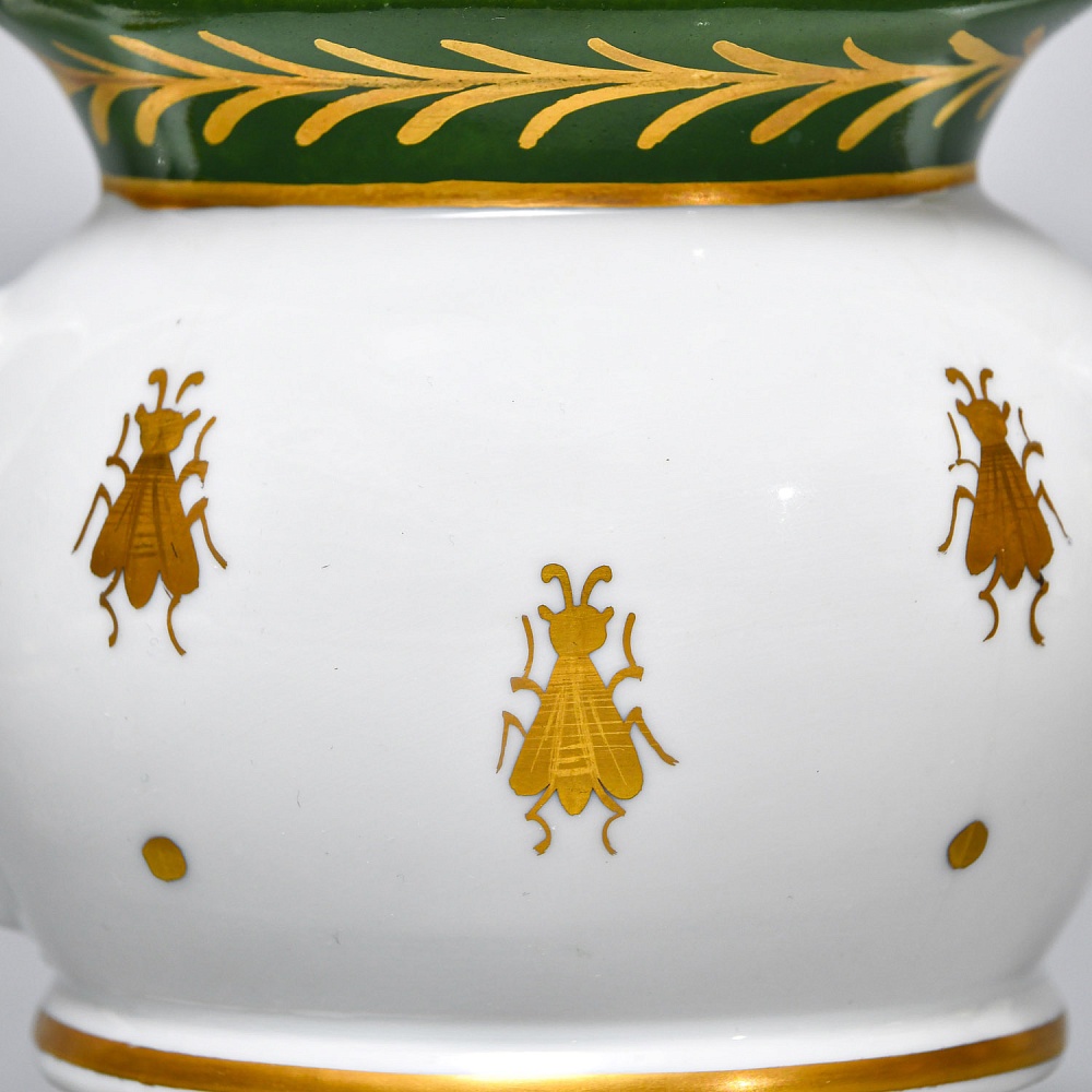 Антикварный Заварочный Чайник на подставке «Золотой орел», Франция - первая половина ХХ века. 