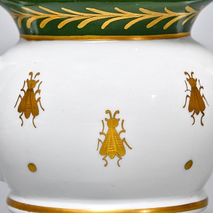 Антикварный Заварочный Чайник на подставке «Золотой орел», Франция - первая половина ХХ века. 