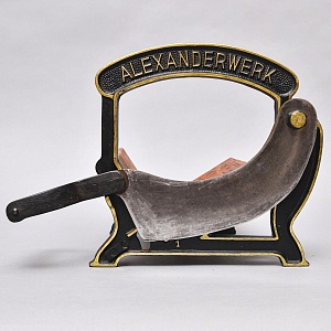 Антикварная Чугунная Ручная Хлеборезка - Слайсер - Нож, Alexanderwerk Германия.