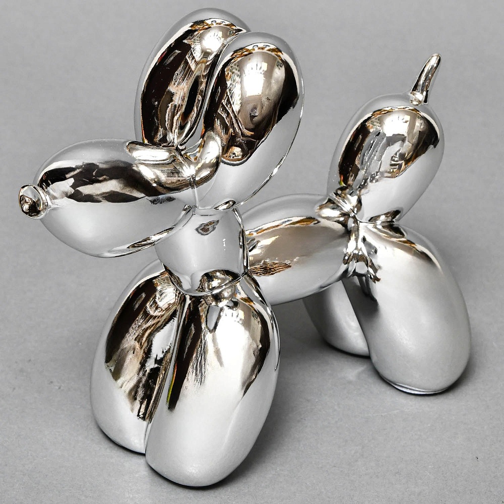 Дизайнерская фарфоровая статуэтка «Собака из воздушного шара - Balloon Dog» Jeff Koons, США - 1995 год.