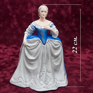 Фарфоровая статуэтка Императрица «ЕКАТЕРИНА ВЕЛИКАЯ», Franklin Porcelain, США - 1983 год.