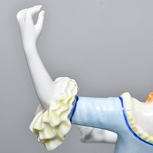 Коллекционная Фарфоровая статуэтка «Танцующая девушка», ROSENTHAL Германия, 1974 - 1982 годы. 