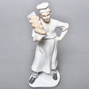 Коллекционная Фарфоровая статуэтка «ПЕКАРЬ», Grafenthal Германия, 1985 - 1990 года.