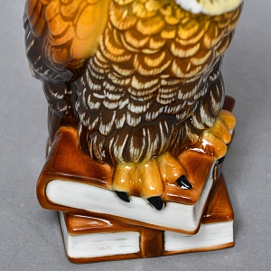 Коллекционная Фарфоровая статуэтка «МУДРАЯ СОВА», Карл Энс / Karl Ens Германия, начало ХХ века. 