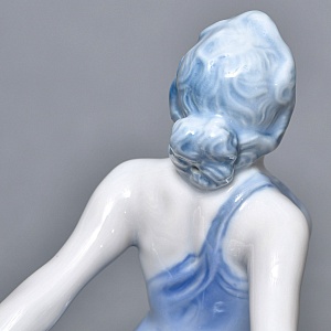 Антикварная Фарфоровая статуэтка «Невеста ветра», Арт Деко, Rosenthal Германия, 1912 - 1914 годы. 