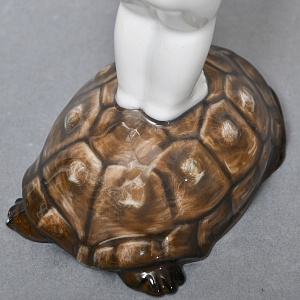 Антикварная Фарфоровая статуэтка «Девочка на черепахе», ROSENTHAL Германия, середина ХХ века.