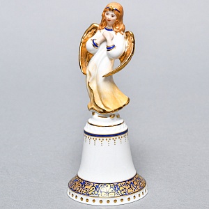 Коллекционный Фарфоровый Колокольчик «Рождественский Ангел», Hutschenreuter Германия - 2004 год.