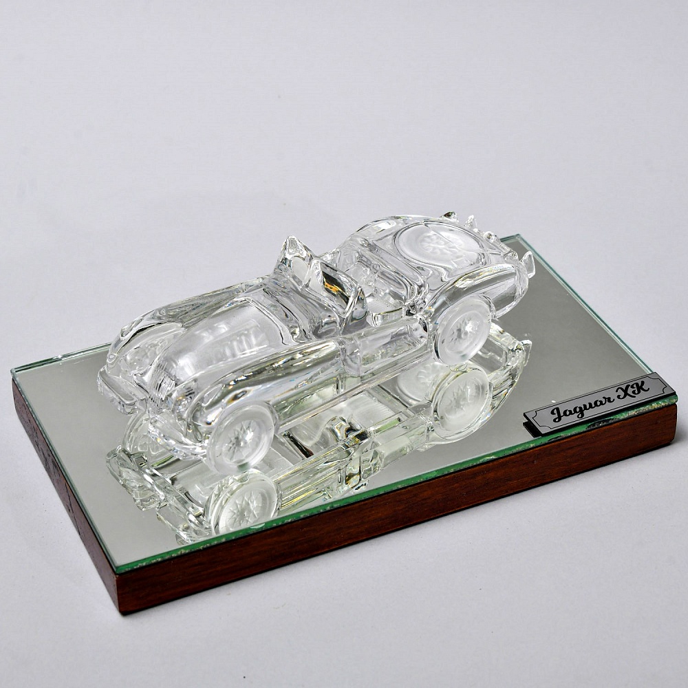 Коллекционная Хрустальная Модель «Автомобиль - Jaguar XK» Spiegelau Crystal Германия. 