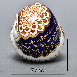 Коллекционное Пресс - Папье, Фарфоровая Статуэтка «СОВА», Royal Crown Derby, Англия, 80-е гг. 