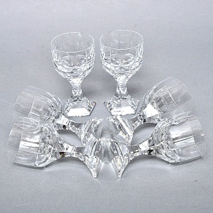 Редкость! Хрустальные Бокалы - Фужеры для Вина серия «Mercury», BACCARAT, Франция, 80 -гг. 