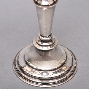 Канделябр - Подсвечник на Три Свечи, Н -29 см. Silverplate, Elkington's & Co. Англия, начало ХХ века.