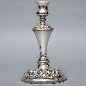 Старинный Канделябр - Подсвечник на Три Свечи, Silverplated SHEFFIELD Англия, начало ХХ века.