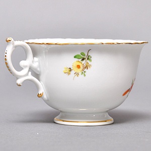 Чайный набор «Мейсенский букет» на 6 персон, Фарфор MEISSEN Германия, 1924 - 1934 годы. 