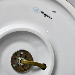 Электрическая Настольная Фарфоровая Лампа - Светильник, Giulia Mangani Италия, середина ХХ века. 