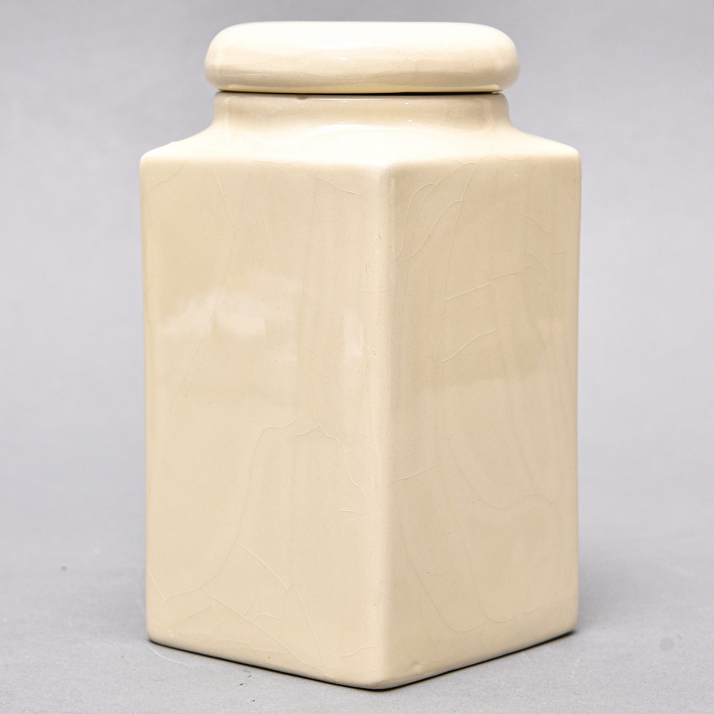 Винтажная Фарфоровая Чайница - Баночка с крышкой для сыпучих продуктов «Ганс и Гусь», Голландия.