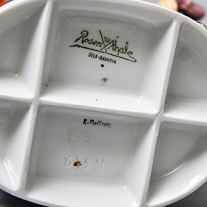 Антикварная Фарфоровая скульптура «Паяц с мандолиной», ROSENTHAL Германия - 1922 год.