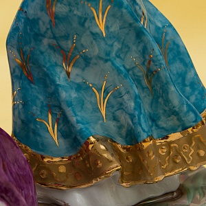 Авторская Фарфоровая статуэтка «Царе́вна-лягу́шка», СССР Дулево, 50-е года.