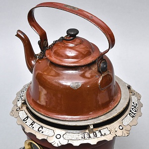 Редкость! Старинная Керосиновая Горелка - Плитка - Керогаз с Чайником, GEORG HALLER Германия -30 гг.