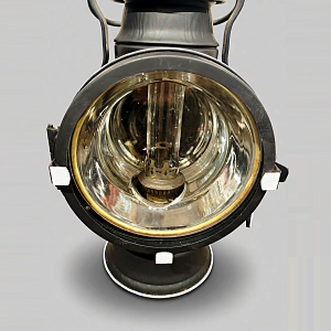 Редкость! Большой Железнодорожный Керосиновый Сигнальный Фонарь, Германия -1974 год.