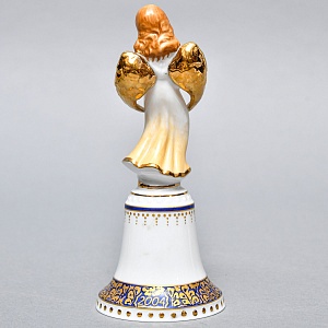 Коллекционный Фарфоровый Колокольчик «Рождественский Ангел», Hutschenreuter Германия - 2004 год.