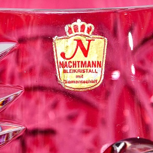 Коллекционная Пивная Кружка из Цветного Хрусталя, NACHTMANN Германия, 70-е гг.
