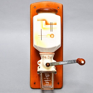 Редкая! Фарфоровая Настенная Ручная Механическая Кофемолка PeDe, Голландия.