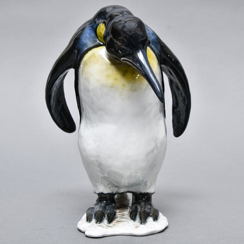 Авторские Парные Фарфоровые статуэтки «Королевские Пингвины», Rosenthal Германия - 1939 год.  