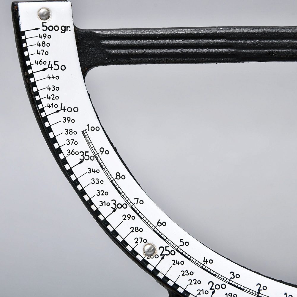 Винтажные Механические Почтовые Весы Повышенной точности до 500гр, Германия 50-е гг. 