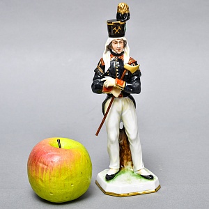 Редкая! Коллекционная Фарфоровая статуэтка «Маркшейдер - Горный Инженер», Unterweissbach Германия. 