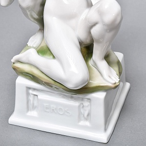 Большая Антикварная Фарфоровая статуэтка «EROS», ROSENTHAL Германия, 1907 - 1911 годы. 