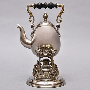 Небольшая Бульотка - Чайник - Запарник, Металл Silverplated, Англия, первая половина ХХ века. 