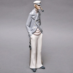 Коллекционная Фарфоровая статуэтка «Отважный капитан», Lladro Испания, 1971 - 1974 годы. 
