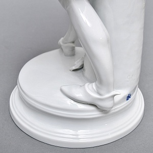  Редкая! Большая Фарфоровая статуэтка «МЕФИСТОФЕЛЬ», Scheibe-Alsbach Германия. 