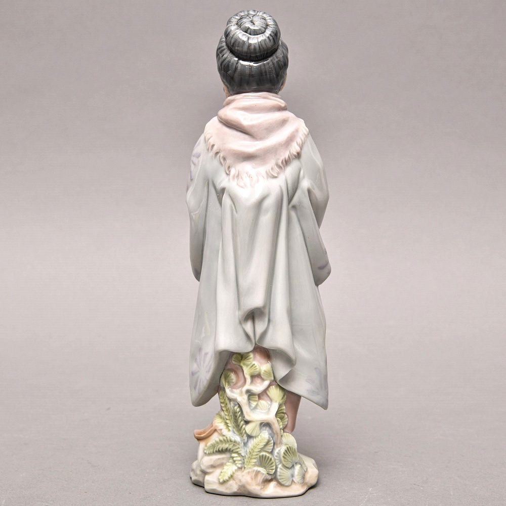 Редкая! Коллекционная Фарфоровая Статуэтка «Японская женщина», Lladro Испания.