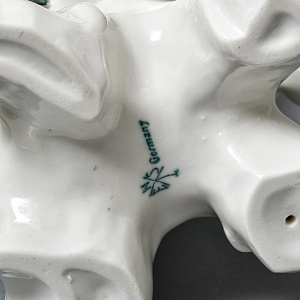 Большая Птица - Фарфоровая Статуэтка «Розово - Жёлтый Какаду» Н -36 см., Karl Ens Германия.