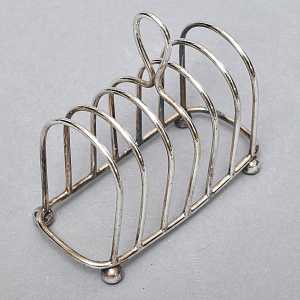 Сервировочная Металлическая Подставка для Тостов, SHEFFIELD Англия - середина ХХ века.