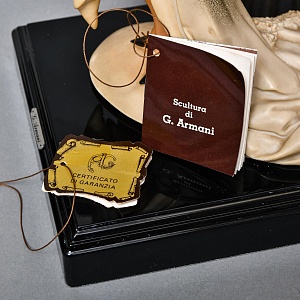 Редкость! Настольная Электрическая Лампа - Светильник «Дама с Павлином», Florence Италия -1987 год.