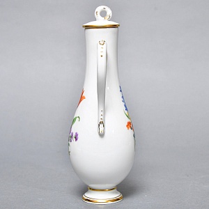 Коллекционный Фарфоровый Соусник - Кувшинчик «Мейсенские цветы», MEISSEN Германия.