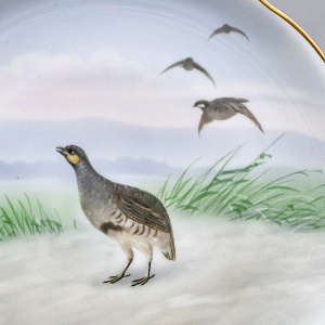 Столовый Фарфоровый сервиз «Охота» на 12 персон, Kaestner Saxonia Германия, первая половина ХХ века.