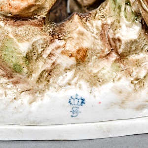 Коллекционная Фарфоровая статуэтка «Уличные Музыканты», SITZENDORF Германия. 