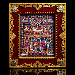 Фарфоровый Пласт - Картина - Икона «КОРОНАЦИЯ», Villeroy&Boch Германия -1984 год.