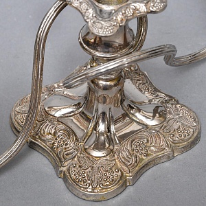 Пара Антикварных Канделябров Подсвечников Silverplated, SHEFFIELD Англия начало ХХ век.