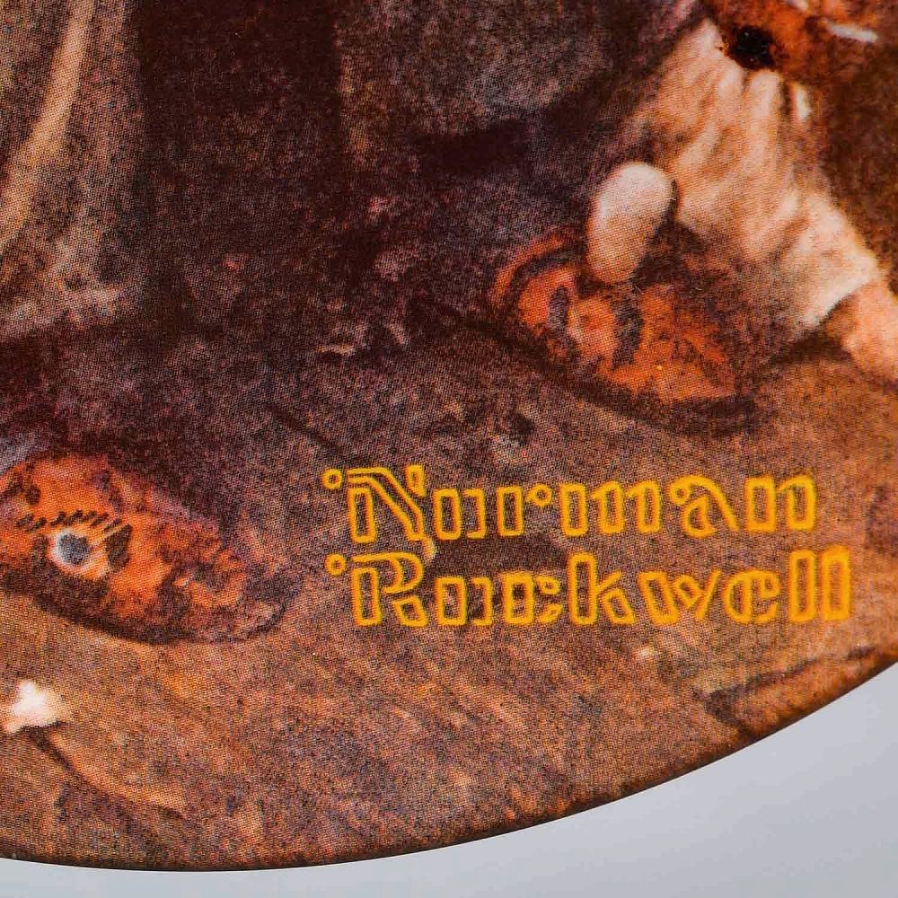  Коллекционная тарелка «Мой любимый дедушка. Сапожник для куклы», Фарфор RECO США - 1978 год. 